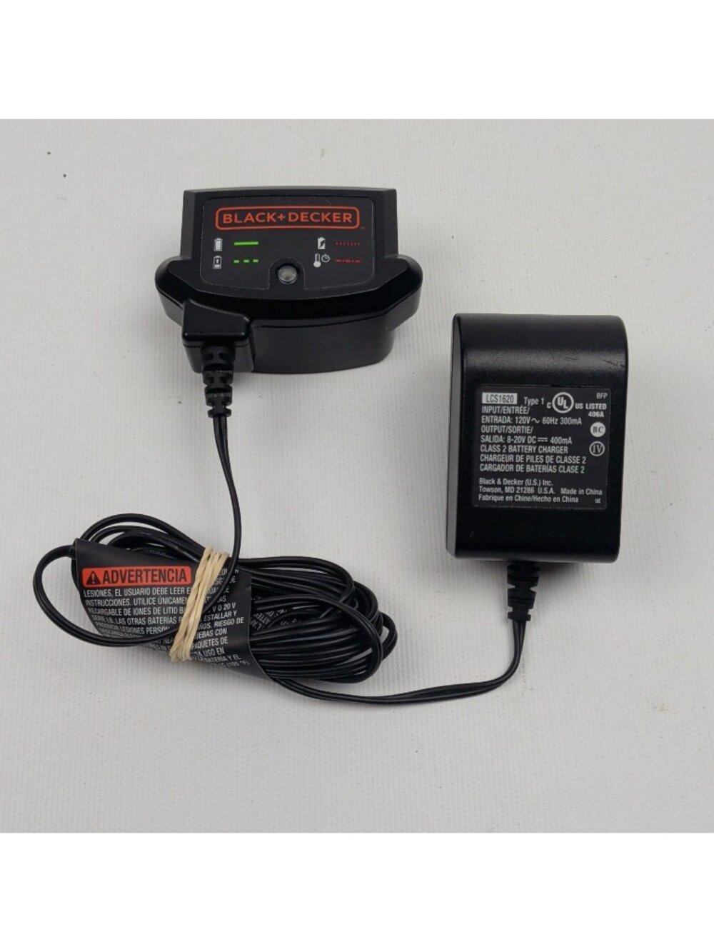 20V MAX Lithium LCS1620 Battery Charger For Black Decker Drill Oem Type 1